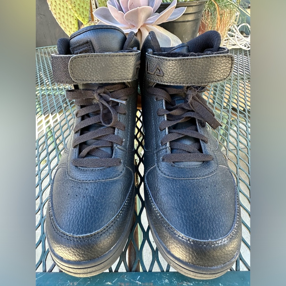 NWOT Fila Men’s A High Black Casual Shoes Sneakers Size 10 - Picture 3 of 6